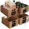 Best Choice Products Set of 4 12in Woven Water Hyacinth Pantry Baskets w/ Chalkboard Label, Chalk Marker